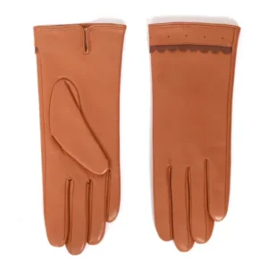 Unique Design Brown Color Wholesale Rate OEM Service Men Women Wear Fashion Leather Gloves BY STADEOS SIALKOT CO.